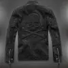Men’s Pirate Skull Faux Leather Jacket Men’s Pirate Skull Faux Leather Jacket