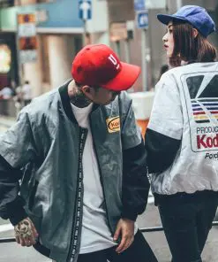 Alternative view of Unisex Hip Hop Style Pilot Jacket