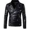 Men’s Belted Style Biker Jacket