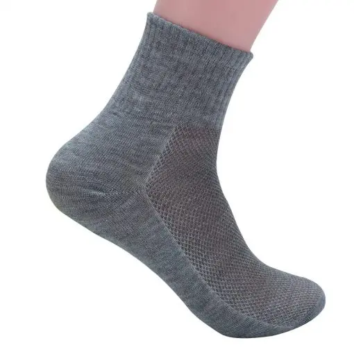 Breathable Crew Socks Set for Men