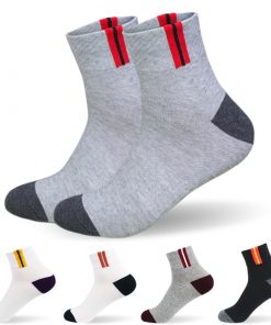 Alternative view of Basic Cotton Breathable Men's Socks 5 Pair Set