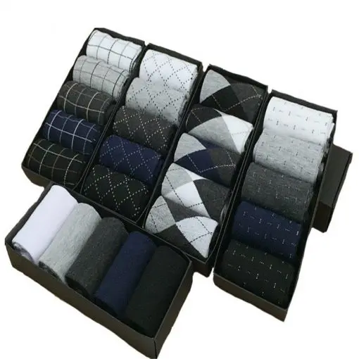 Men's Business Plaid Socks