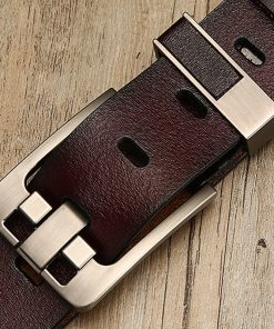 Alternative view of Stylish Leather Belt for Men with Pin Buckle