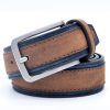 Casual Patchwork Leather Belt for Men