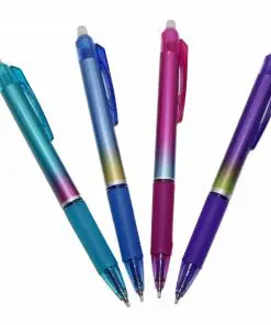 Alternative view of Rainbow Color Blue Gel Ink Erasable Pens Set