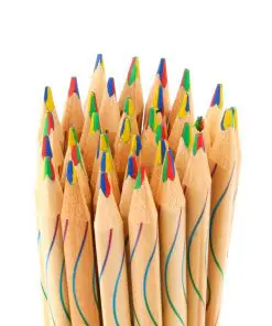 Alternative view of Rainbow Color Wooden Pencils Set