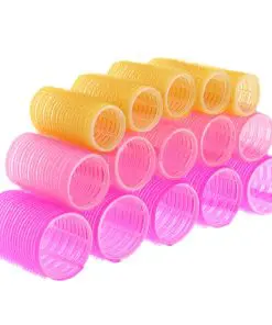 Cute Convenient Self-Adhesive Plastic Hair Curlers Set