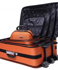 5pc Suitcase Trolley Travel Bag Luggage Set ORANGE