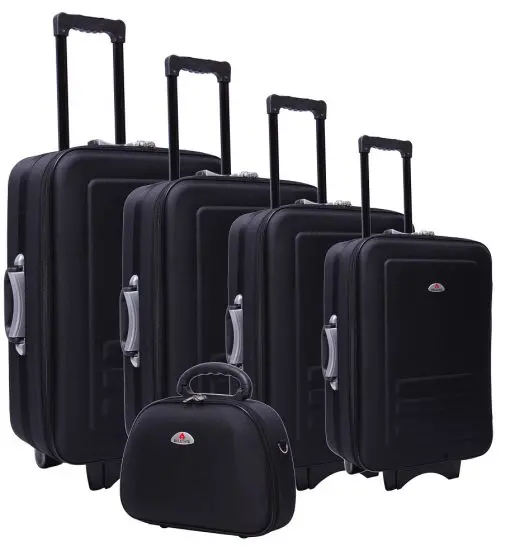 Black Luggage Set - 5 Piece