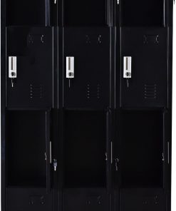 12 Door Locker - Office/Gym - Black