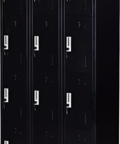12 Door Locker - Office/Gym - Black