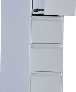 4-Drawer Shelf Office Gym Filing Storage Locker Cabinet