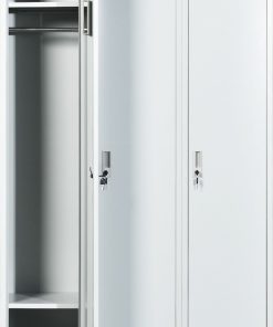 Three-Door Side by Side Office Gym Shed Storage Locker
