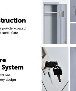 One-Door Office Gym Shed Storage Locker