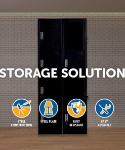 Four-Door Office Gym Shed Storage Lockers