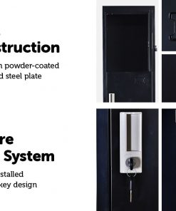 Four-Door Office Gym Shed Storage Lockers