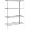 Modular Chrome Wire Storage Shelf 1200 x 600 x 1800 Steel Shelving