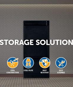 3-Drawer Shelf Office Gym Filing Storage Locker Cabinet