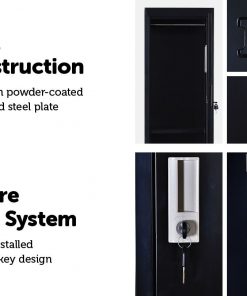 Two-Door Office Gym Shed Storage Lockers