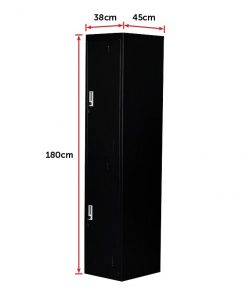 Two-Door Office Gym Shed Storage Lockers