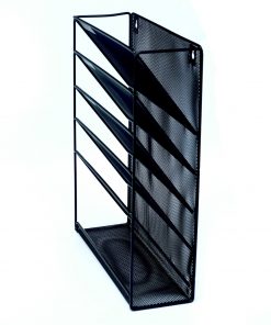 Wall Mount 6 Pocket Hanging File Sorter Organizer Folder Holder Rack Storage