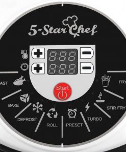 5 Star Chef 10L 8 Function Convection Oven Cooker Air Fryer- White