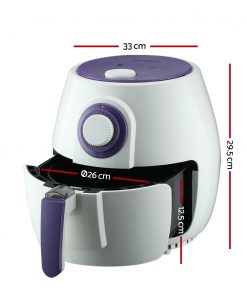 Devanti 4L Oil Free Air Fryer - White
