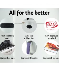 Devanti 4L Oil Free Air Fryer - White