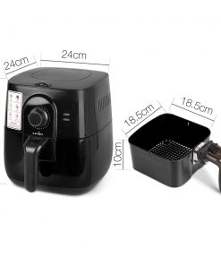 5 Star Chef 3L Oi Free Air Fryer - Black