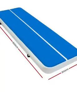 Everfit 6 X 2M Inflatable Gymnastics Track Mat