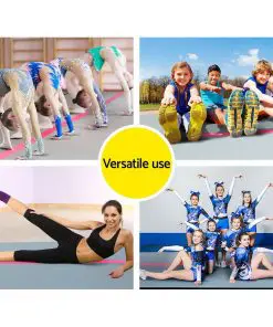 Everfit 8MX1M Airtrack Inflatable Air Track Tumbling Mat with Pump Gymnastics Pink