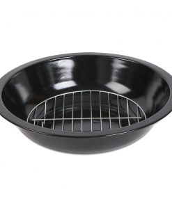 Grillz 3-in-1 Charcoal BBQ Smoker - Black