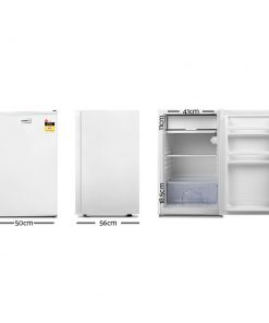 Devanti 127L Bar Fridge - White