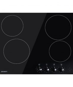 Devanti 6000W Four Burner Ceramic Cooktop - Black