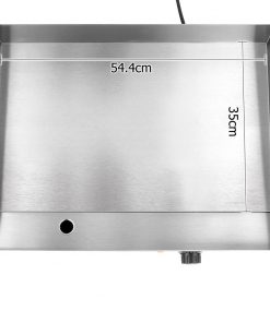 5 Star Chef 3000W Electric Griddle Hot Plate - Stainless Steel