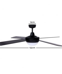 Devanti 52" Ceiling Fan - Black