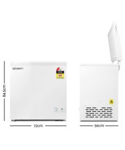 Devanti 145L Chest Freezer - White