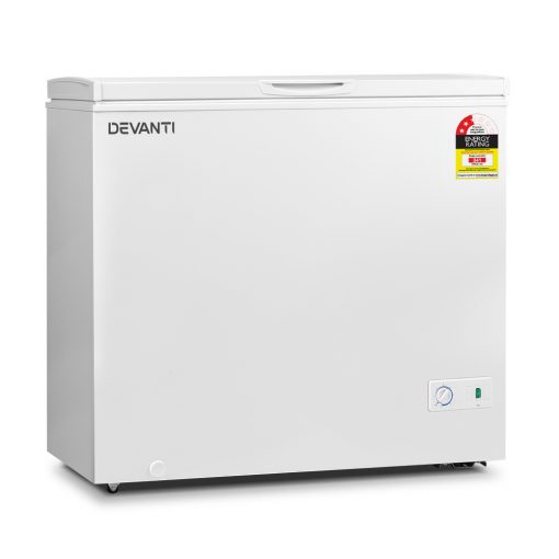 Devanti 200L Chest Freezer - White