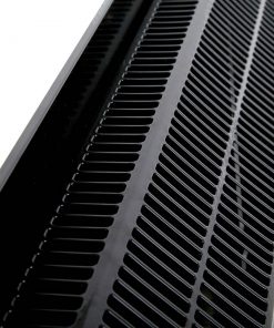 Devanti 2000W Portable Electric Panel Heater - Black Glass