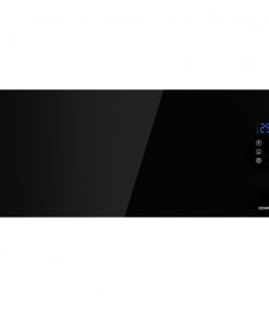 Devanti Electric Convection Glass Panel Heater Wall Mount Portable Heat WiFi Control 2000W Black