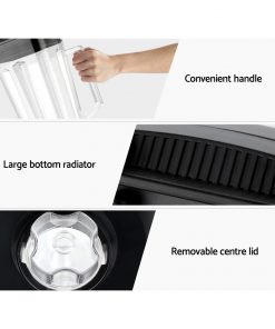 Devanti 2L Digital Commercial Blender LED Display Black