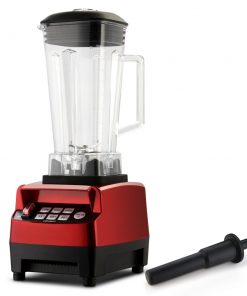 Devanti 2L Digital Commercial Blender LED Display Red