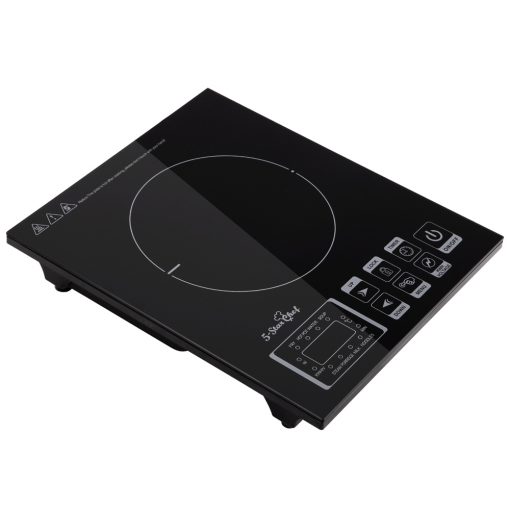 5 Star Chef Ceramic Electric Induction Cook Top Stove - Black