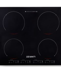 Devanti Ceramic Electric Induction Cook Top Stove- Black