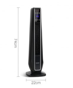 Devanti 2400W Electric Ceramic Tower Heater - Black