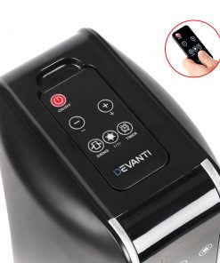 Devanti 2400W Electric Ceramic Tower Heater - Black