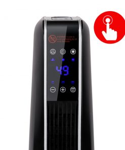 Devanti 2400W Electric Ceramic Tower Heater - Black