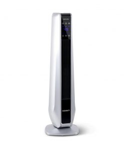 Devanti 2400W Electric Ceramic Tower Heater - Silver