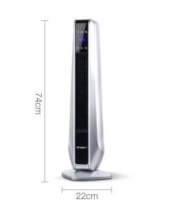 Devanti 2400W Electric Ceramic Tower Heater - Silver