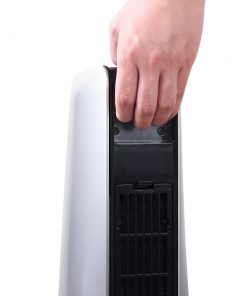 Devanti 2400W Electric Ceramic Tower Heater - Silver